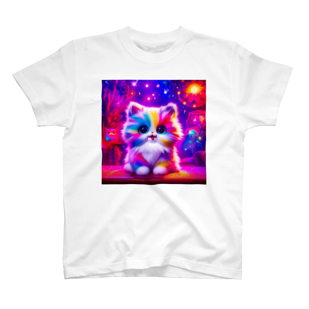 colorfulのrainbow cat スタンダードTシャツ