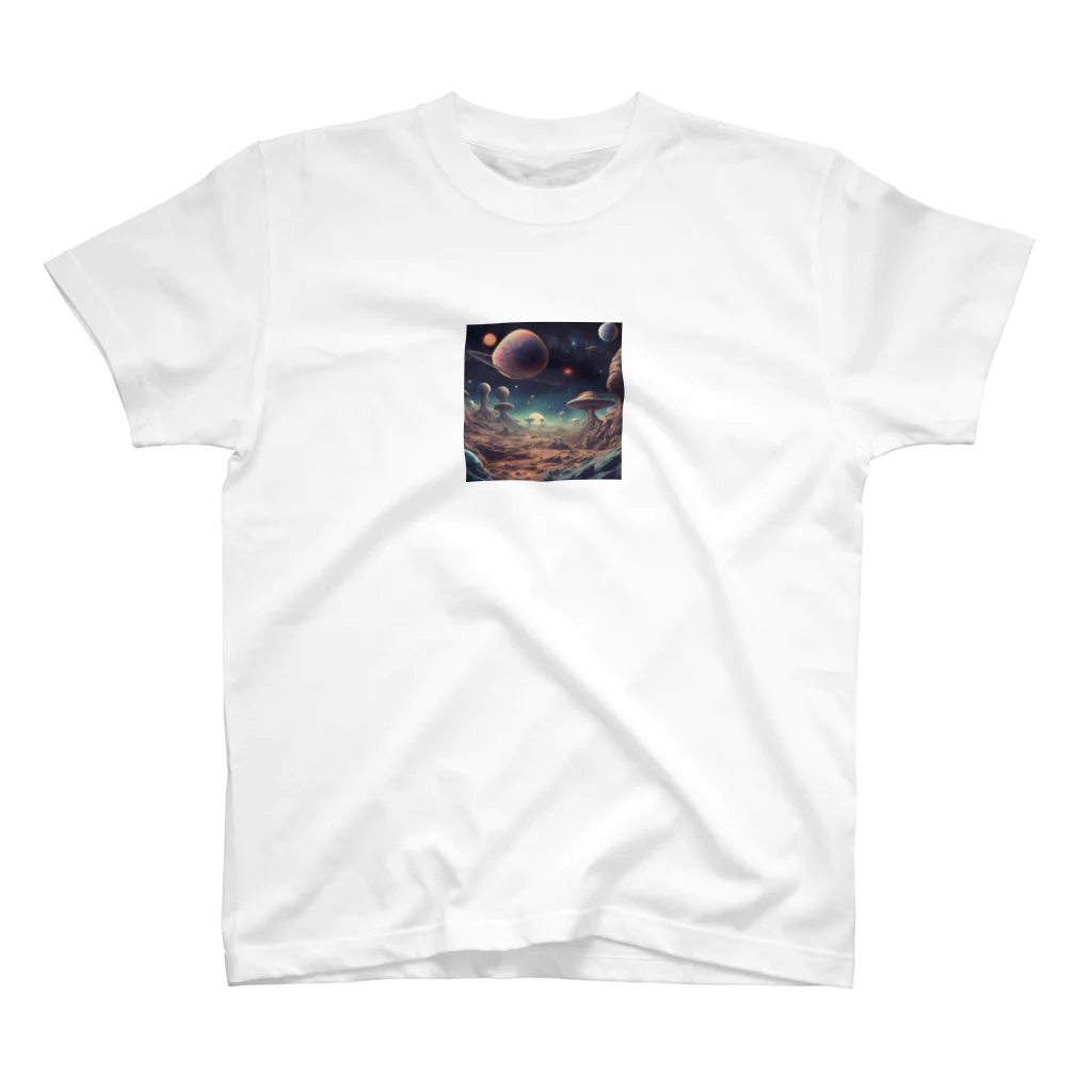 ai美女ショップの多分火星の景色はこんな感じ🪐 Regular Fit T-Shirt