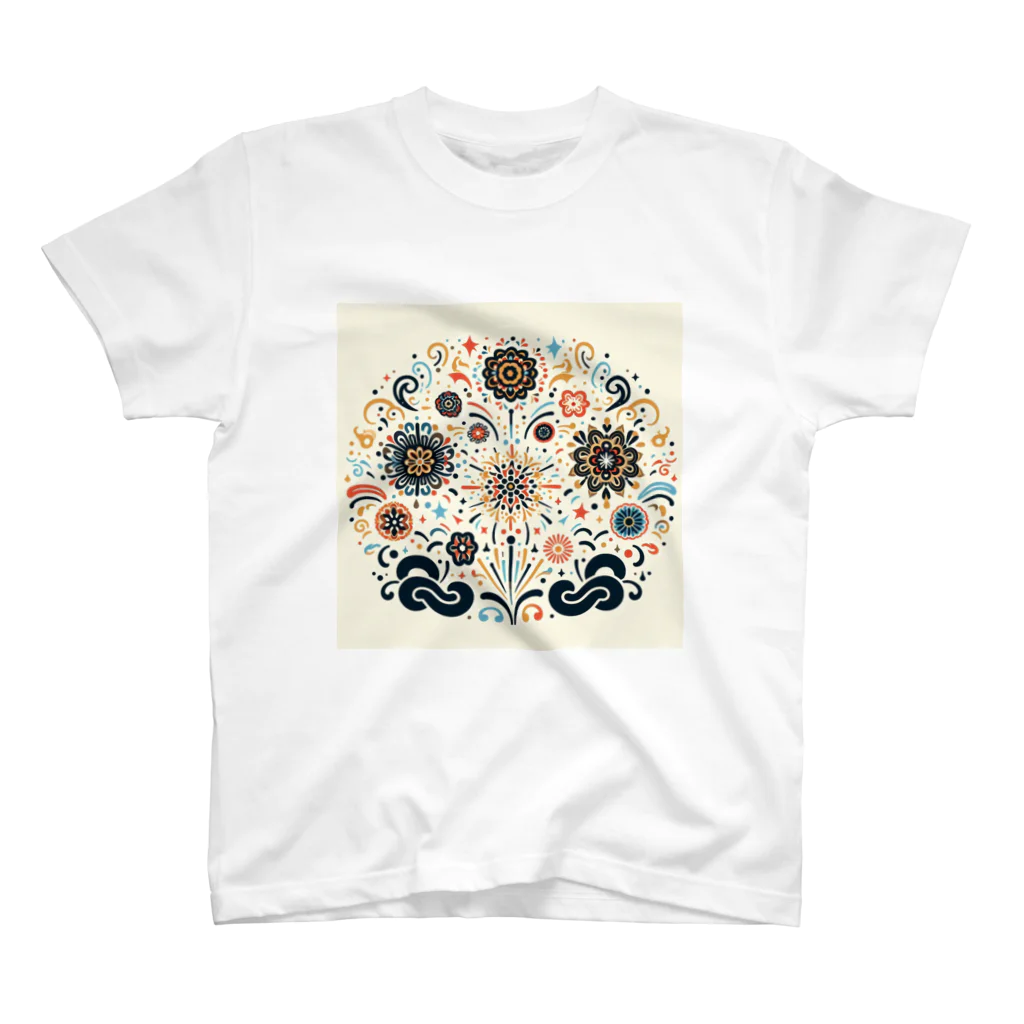 Lovers-chapelの花火、美しい光と色彩が舞い踊る壮大なスペクタクル！ Regular Fit T-Shirt