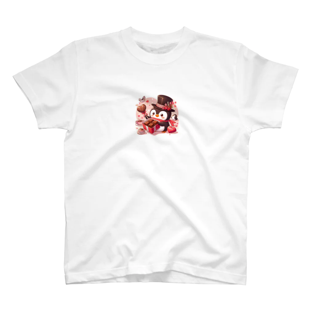 星パンダショップのチョコプレゼンツペンギン Regular Fit T-Shirt