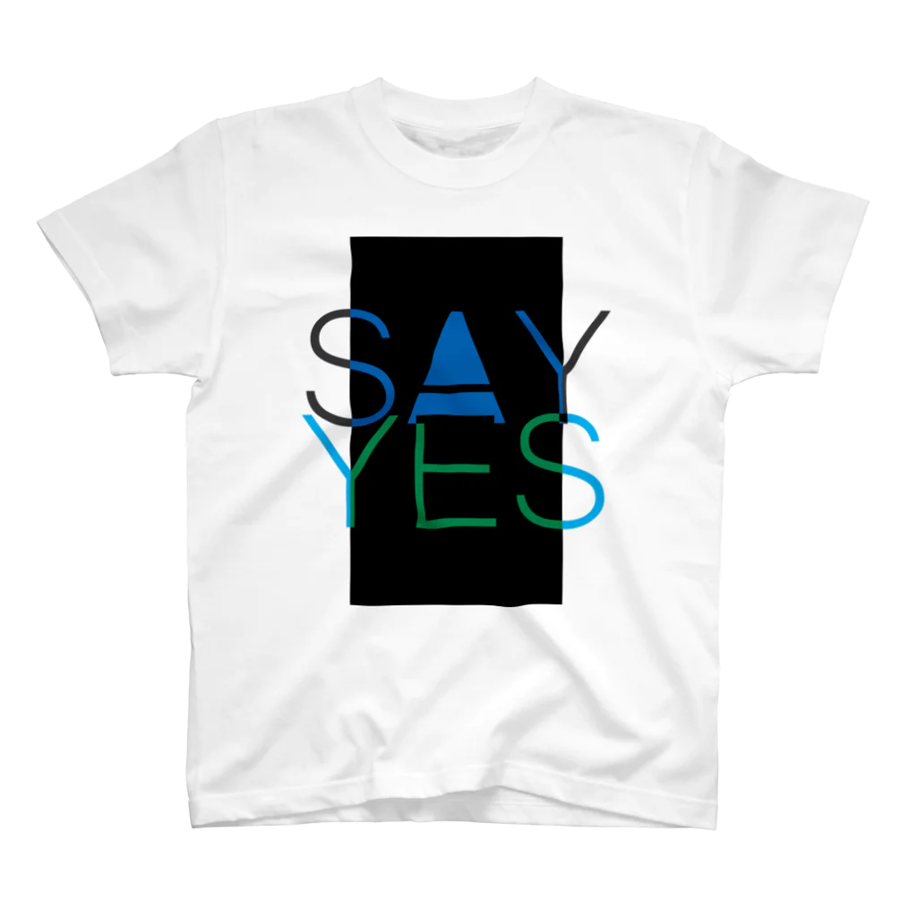 HugoDesignsのSay Yes! スタンダードTシャツ