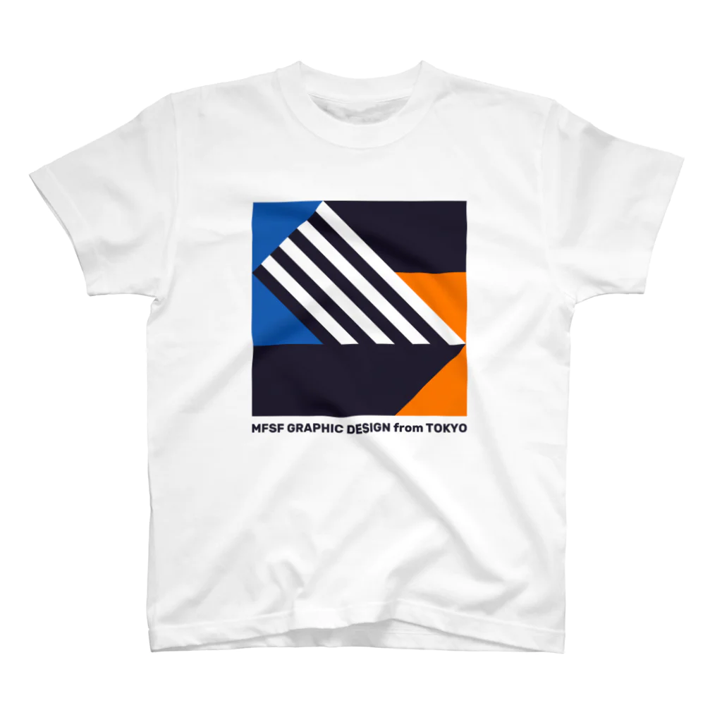 MFSFの"S" Orange and blue. スタンダードTシャツ