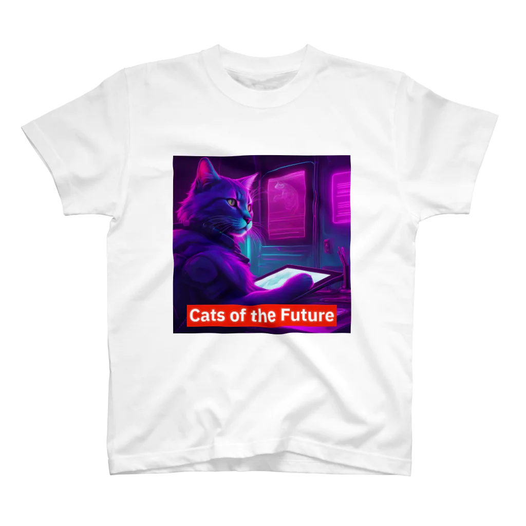 THE NOBLE LIGHTのCats of the Future Regular Fit T-Shirt