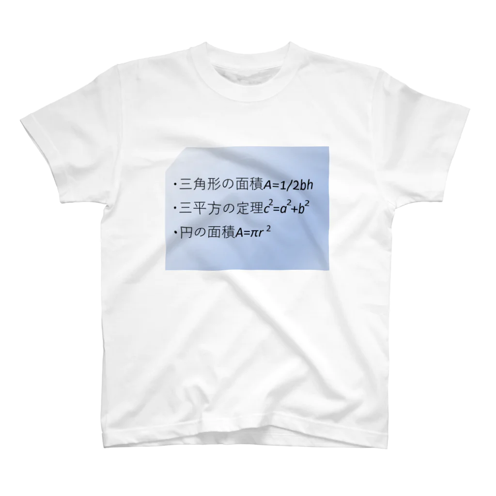 samohan0121の数学の公式をアイテム化　第7弾 スタンダードTシャツ