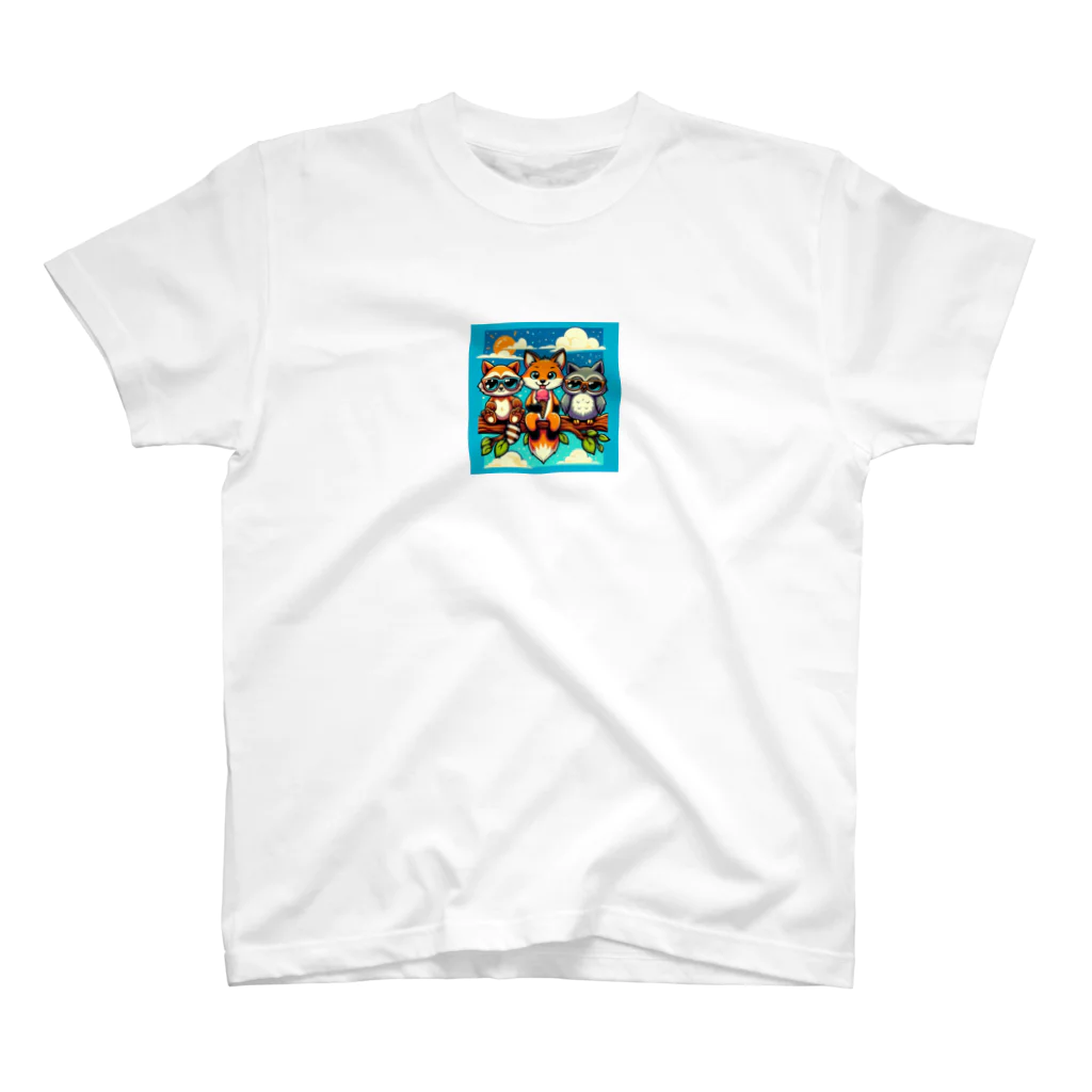 yukurujoのアニマル スタンダードTシャツ