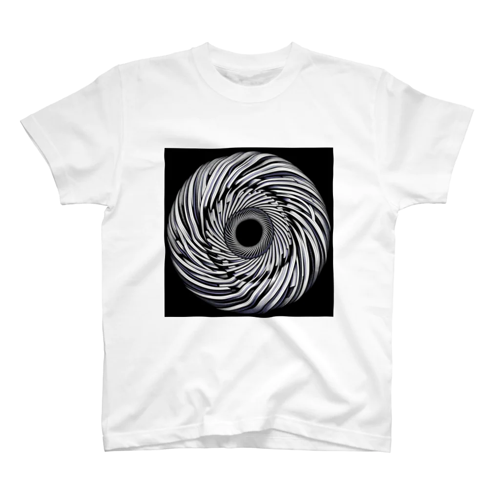 Dexsterのoptical illusion 01 Regular Fit T-Shirt