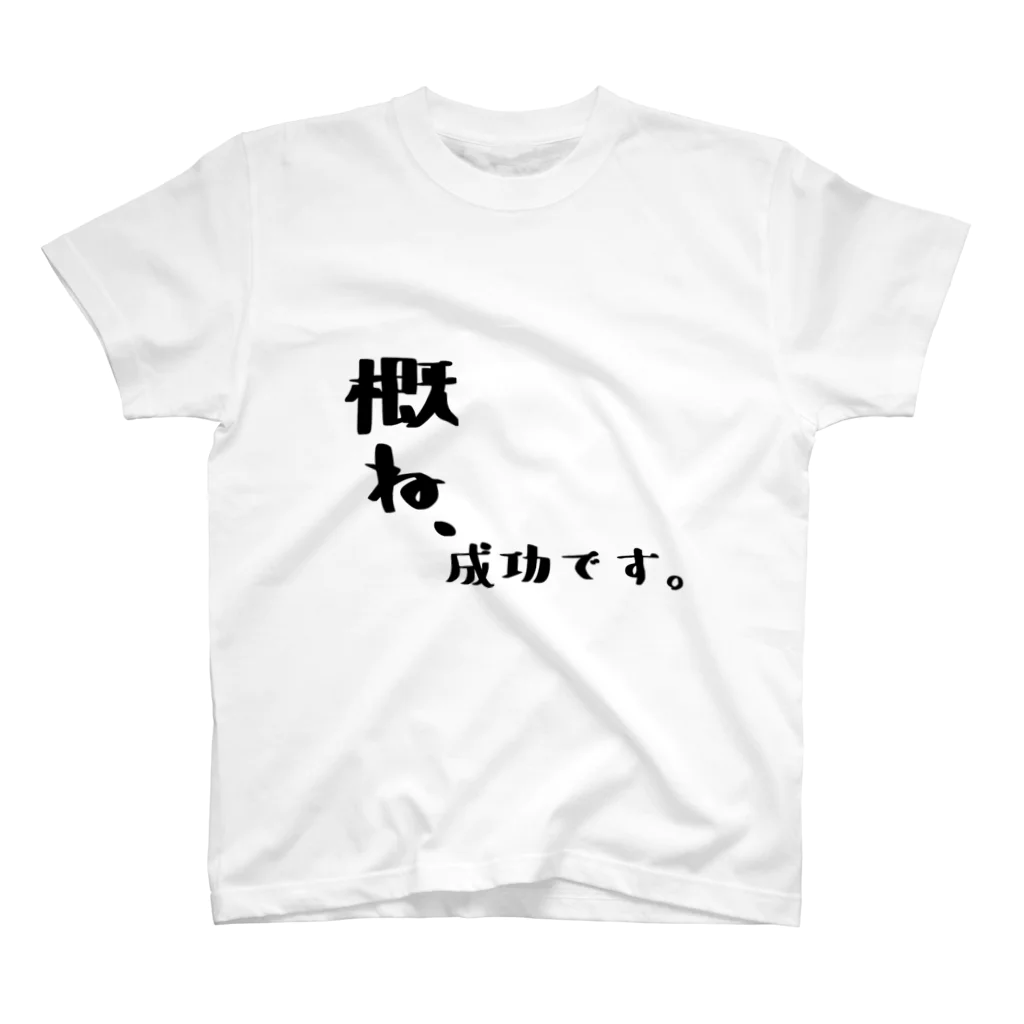 ろみの概ね成功・白 スタンダードTシャツ