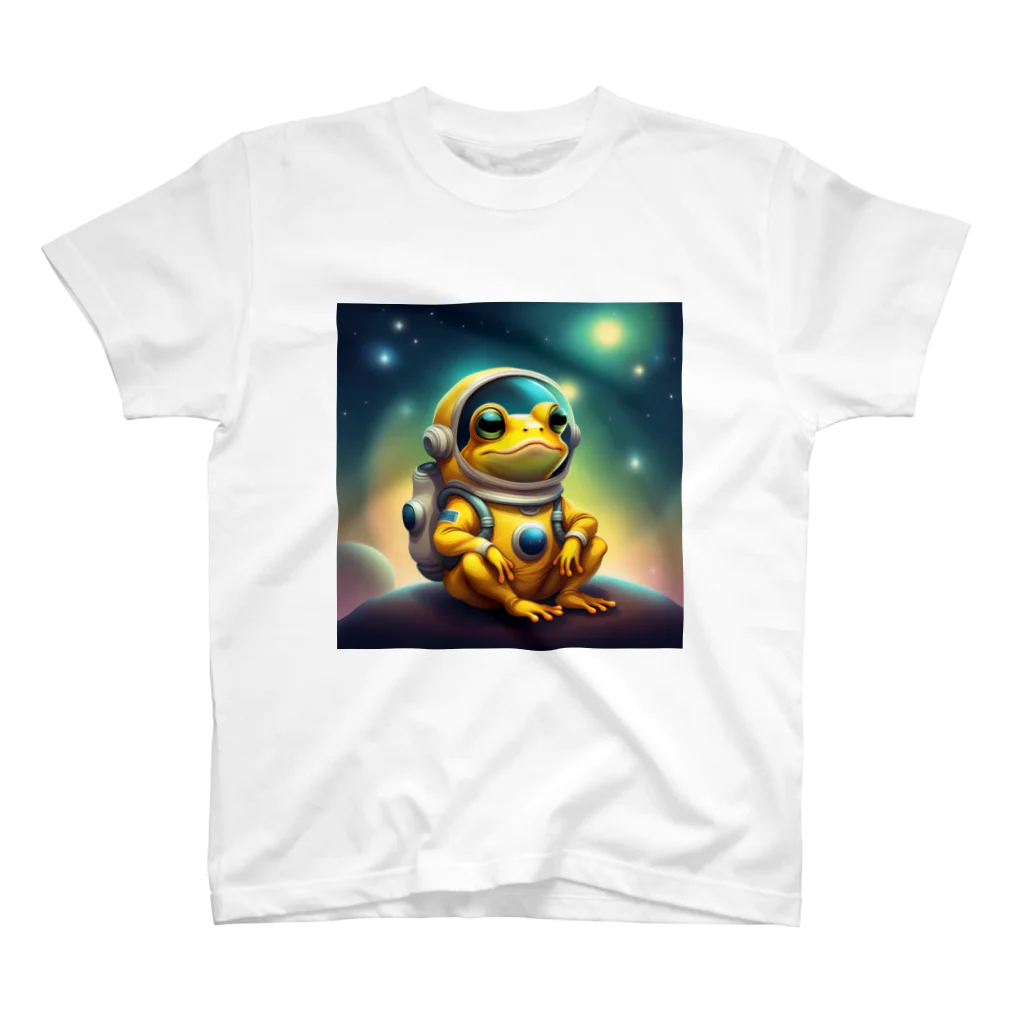 開運！黄色いものたちのカエルの宇宙飛行士 Regular Fit T-Shirt