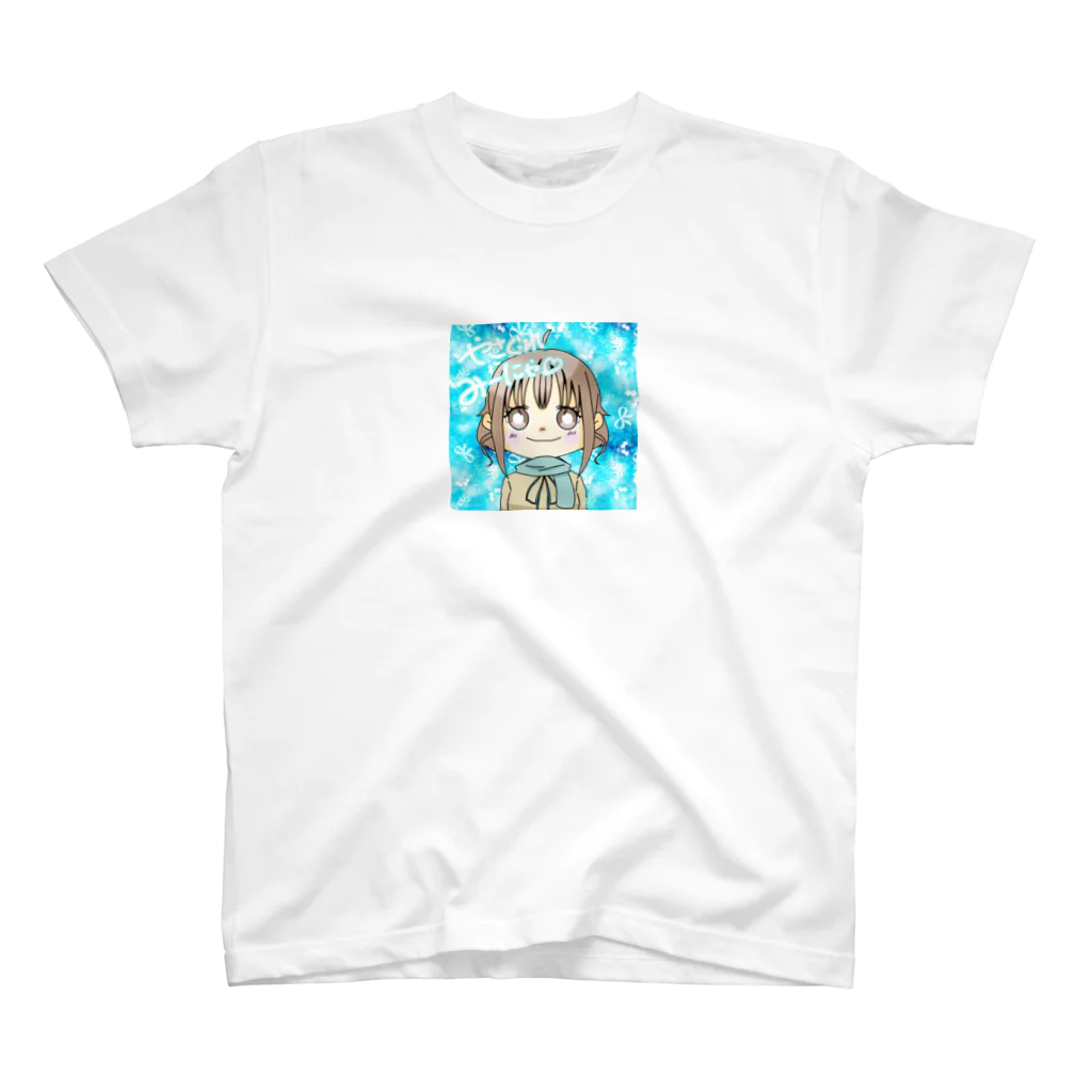 mimimimi-chanのみーにゃステッカー Regular Fit T-Shirt