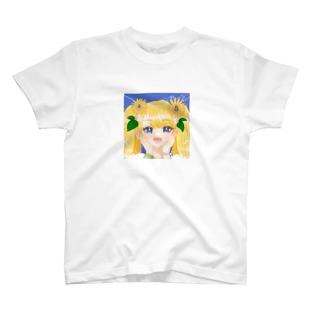 くじらとほしのひまわりみたいな女の子 Regular Fit T-Shirt