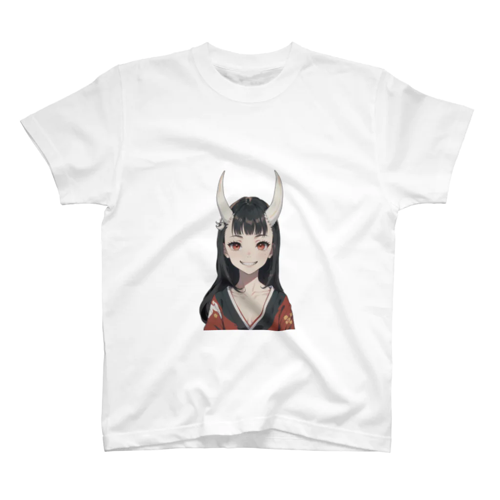 akakasakaの鬼娘 Regular Fit T-Shirt