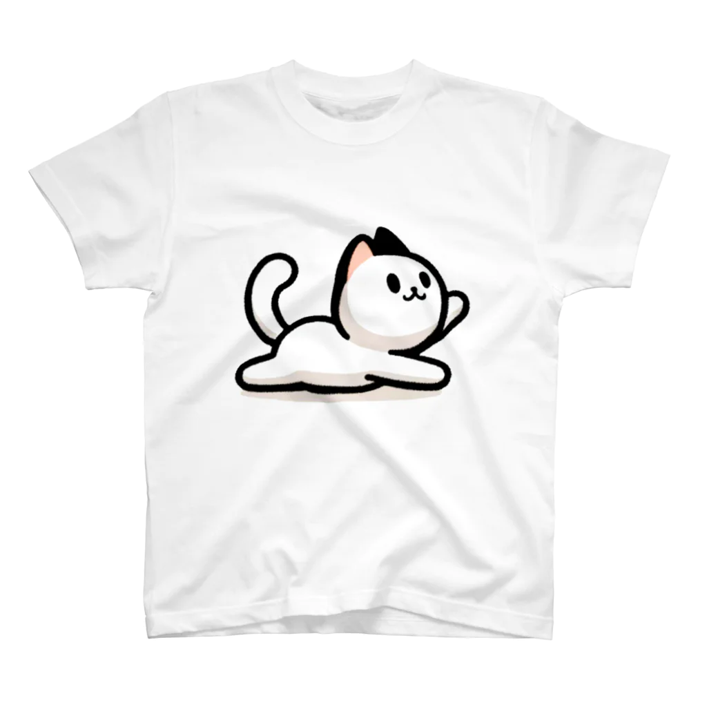 Kyoko-gaのしろねこちゃん スタンダードTシャツ