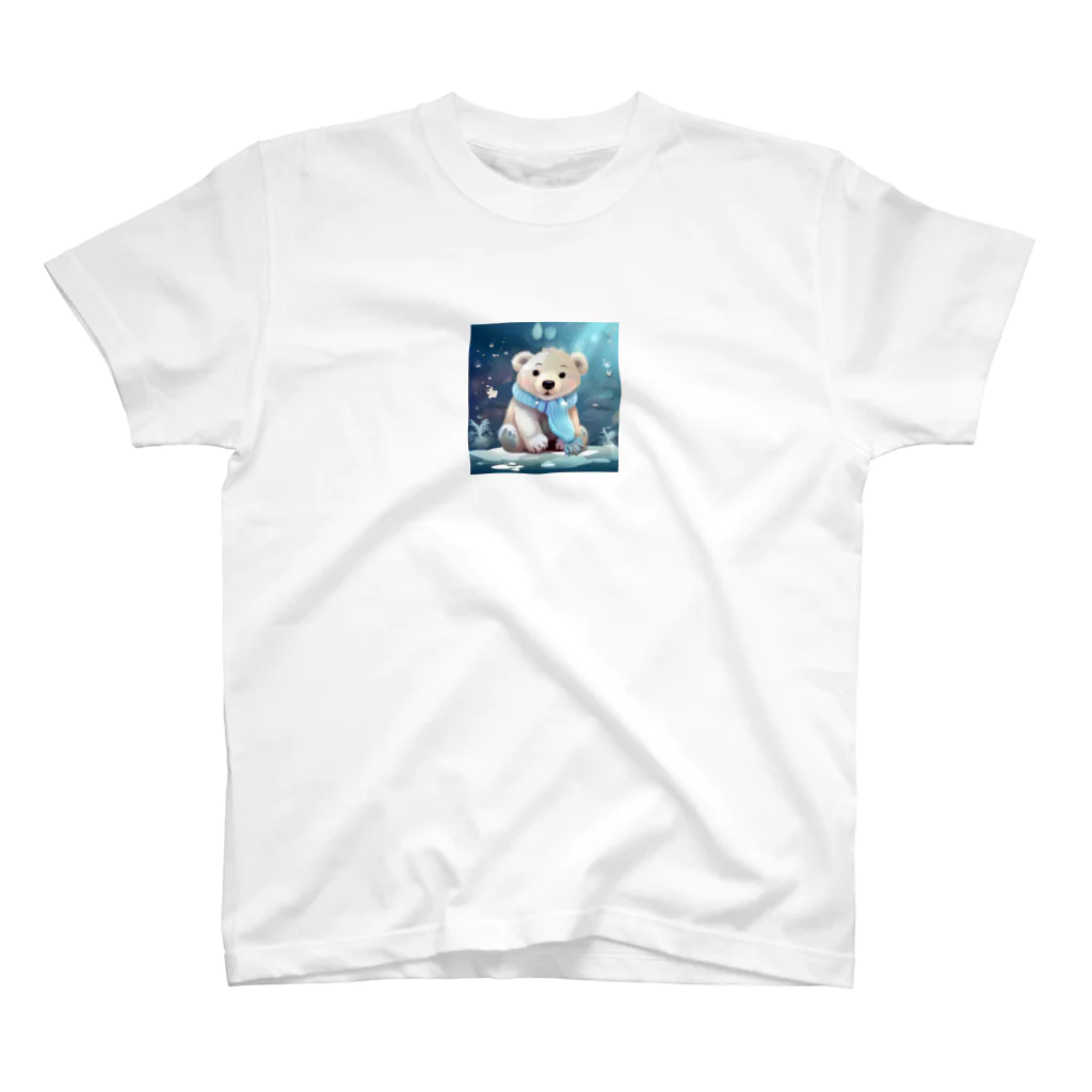 りんりんの可愛いシロクマちゃんショップ　かわいいよ！のしろくまちゃん Regular Fit T-Shirt