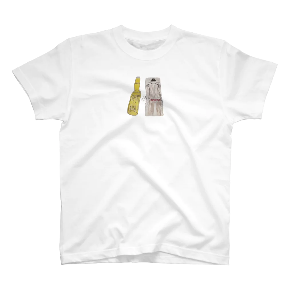 NM商会のビール&マイム Regular Fit T-Shirt