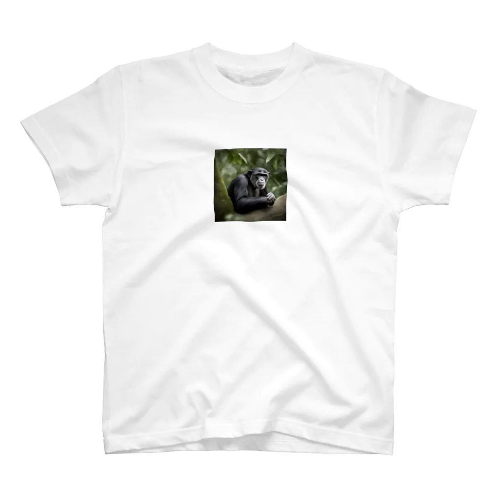 tomyちゃんの考える猿 Regular Fit T-Shirt