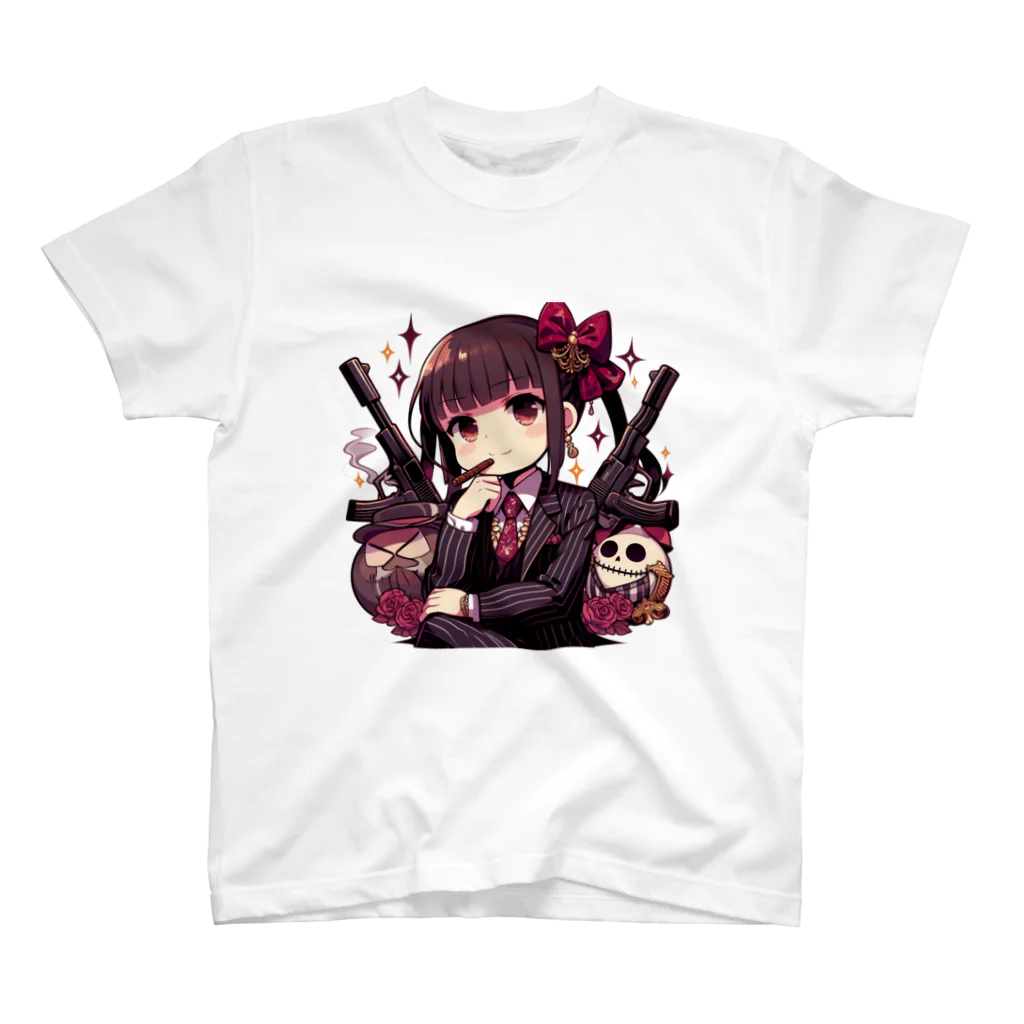 推しの美少女とアイドルのマフィア系少女 Regular Fit T-Shirt