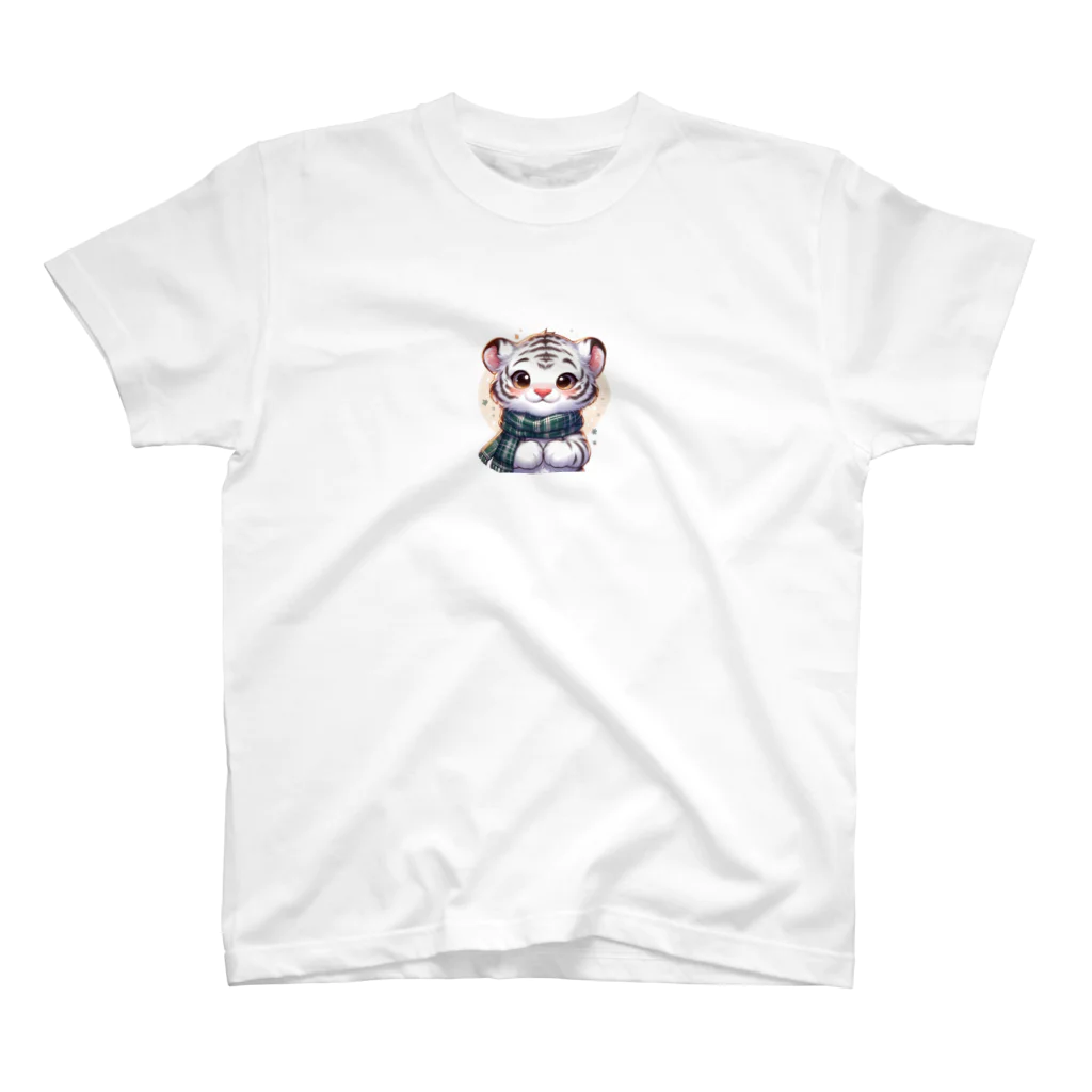 あにまるずのほわいとたいがー スタンダードTシャツ