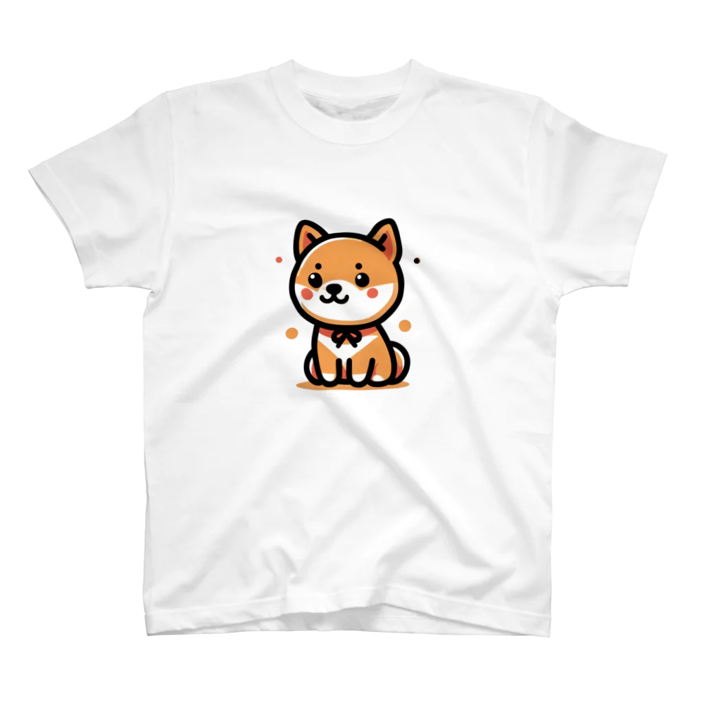 わんこグッズしょっぷcooの子犬の柴犬くん Regular Fit T-Shirt