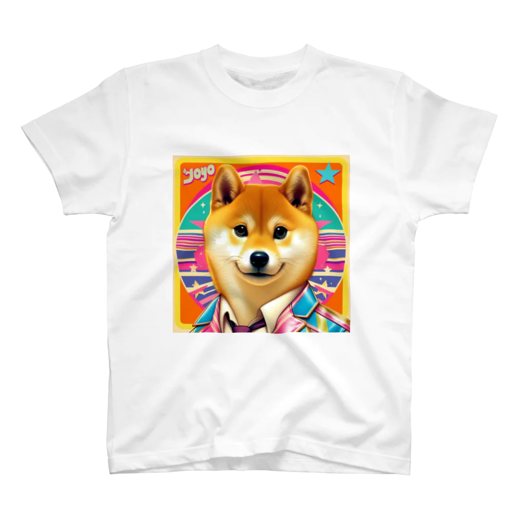 柴とか柴とか柴とか柴犬。のジャケ写風なしばいぬ。 スタンダードTシャツ