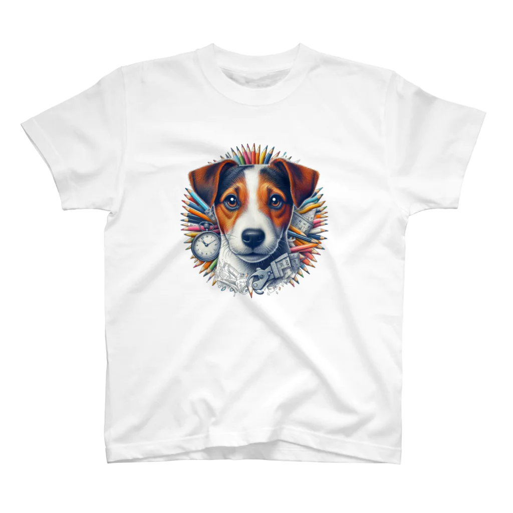 dogfulのクールなジャックラッセルテリア スタンダードTシャツ