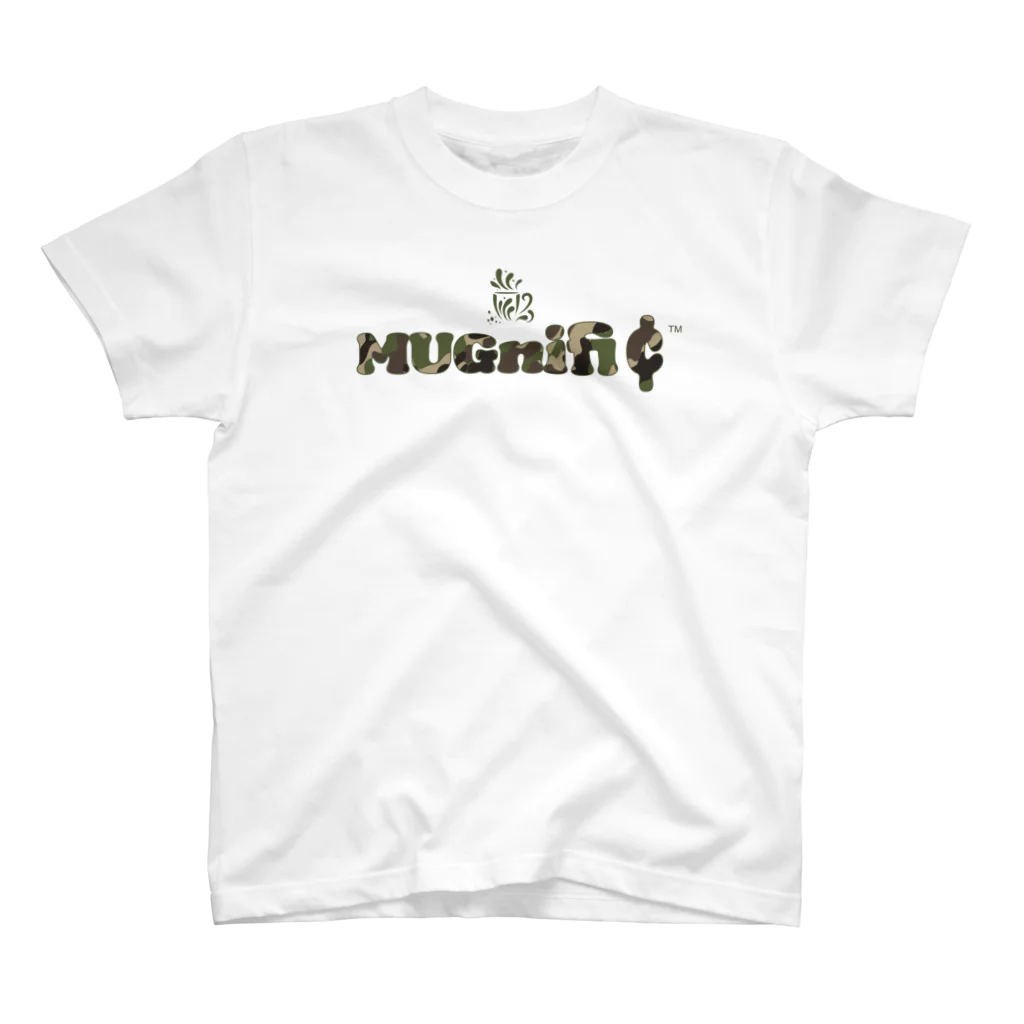 MUGnifi¢ (マグニフィセント)のMUGnifi¢ LOGO-003 グリーンカモ Regular Fit T-Shirt