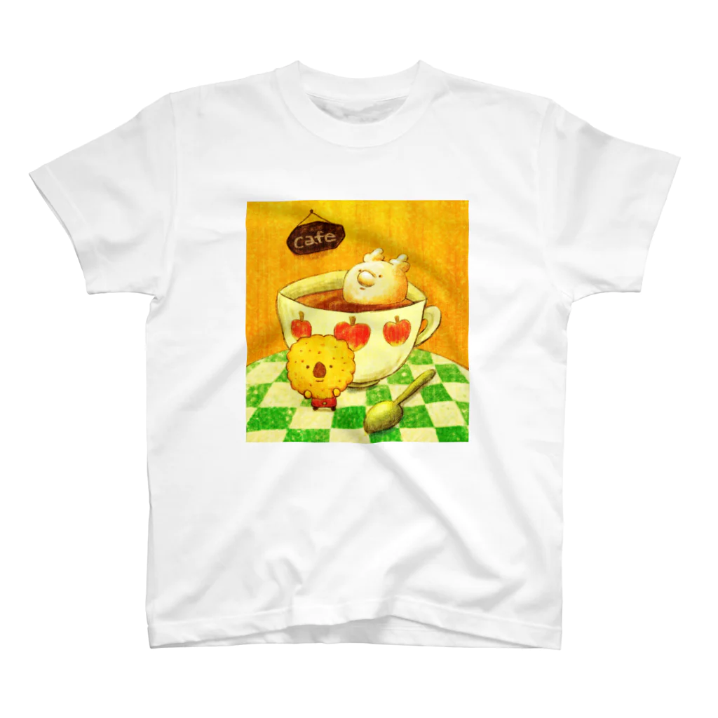 絵本好き主婦の癒し店のラテアート Regular Fit T-Shirt