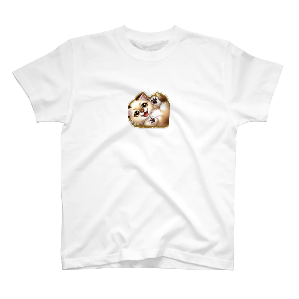 子猫カーニバルの子猫LINEスタンプ Regular Fit T-Shirt