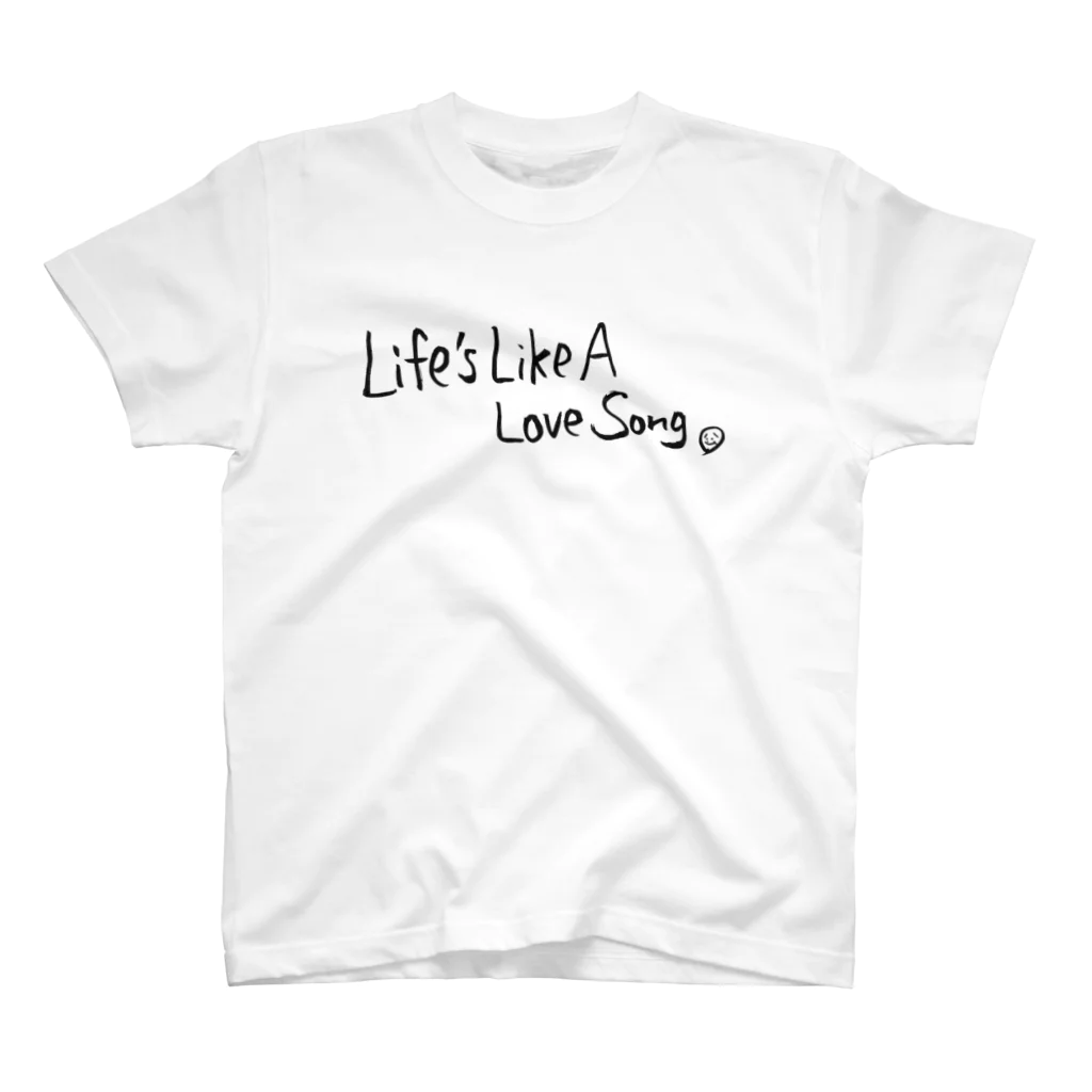 やいだひとみのLife's Like A Love Song Regular Fit T-Shirt