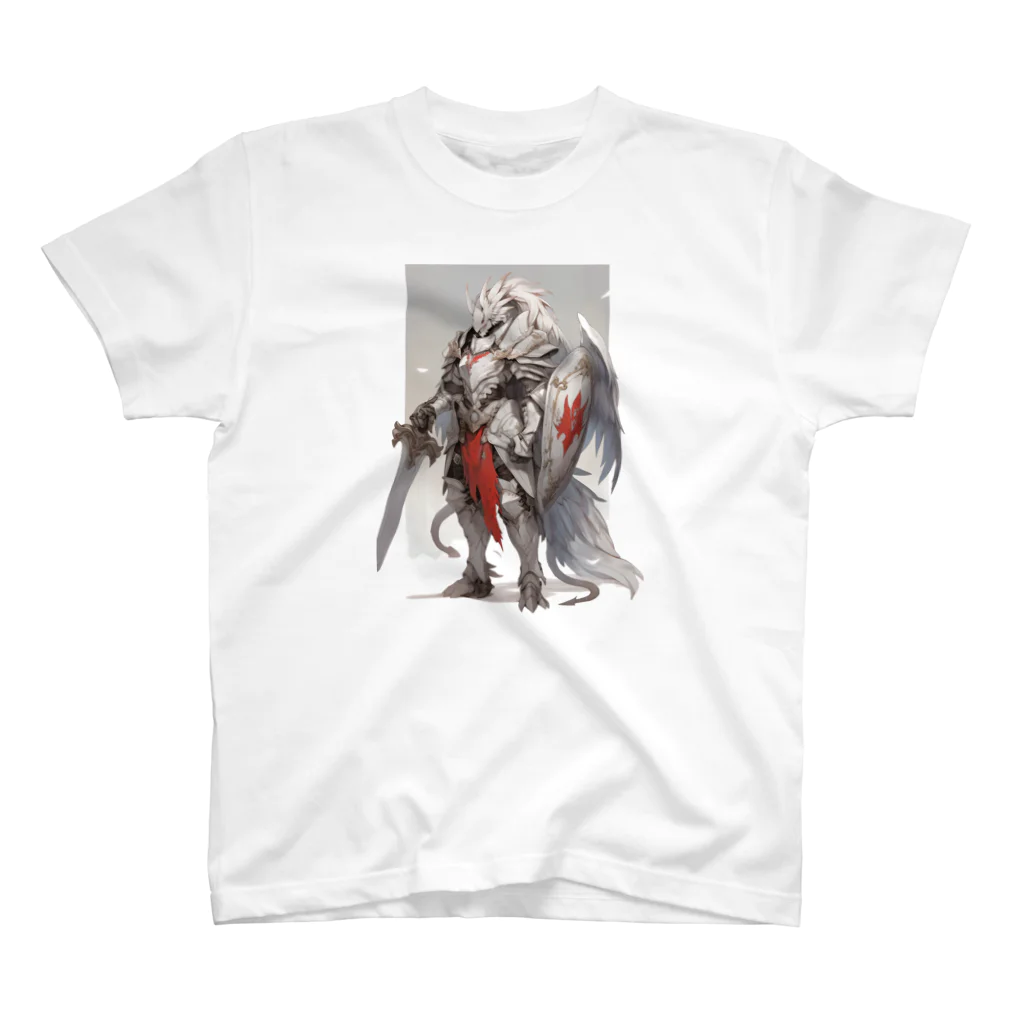 ファンタジー屋の竜獣人の騎士隊長 スタンダードTシャツ