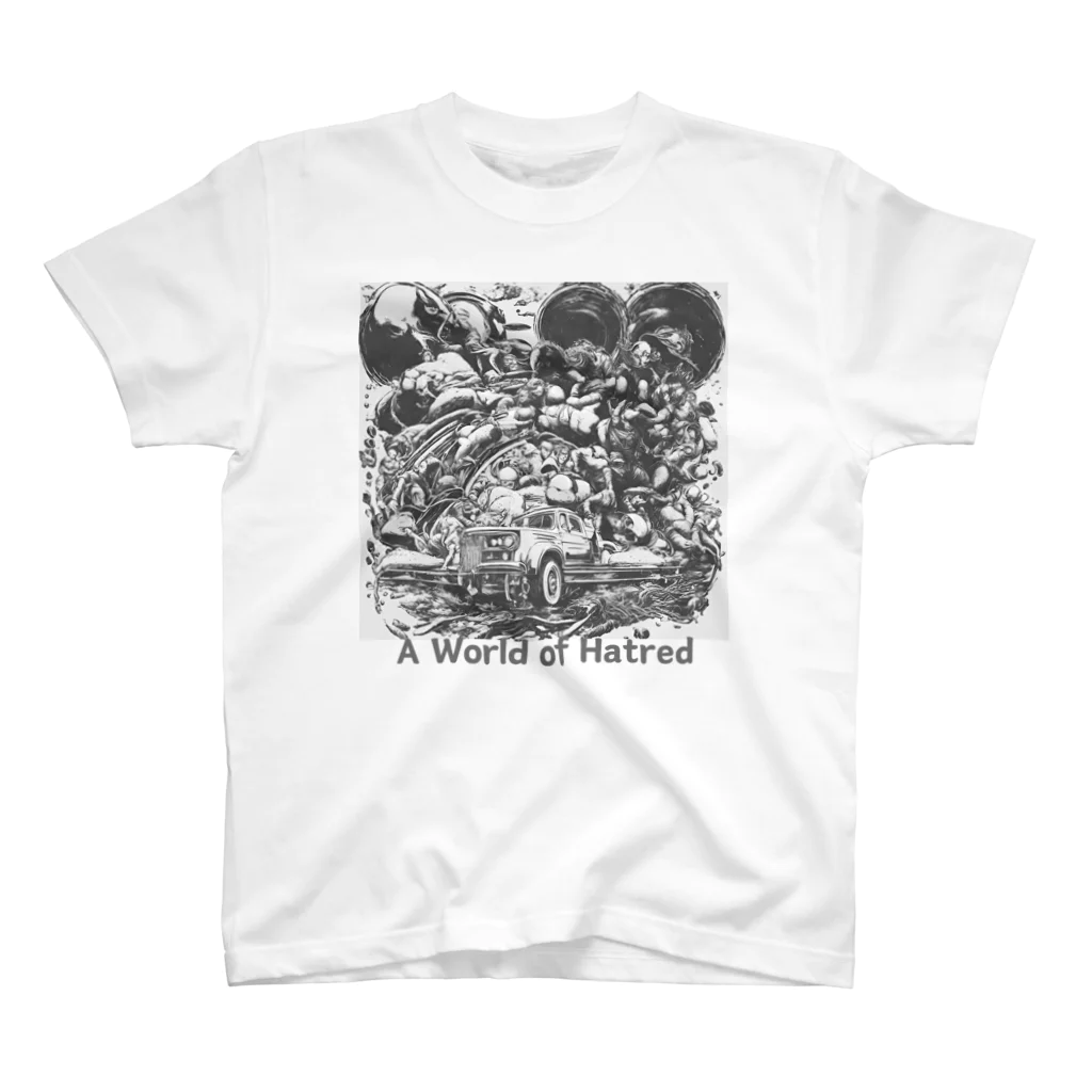yumekauのA World of Hatred Regular Fit T-Shirt