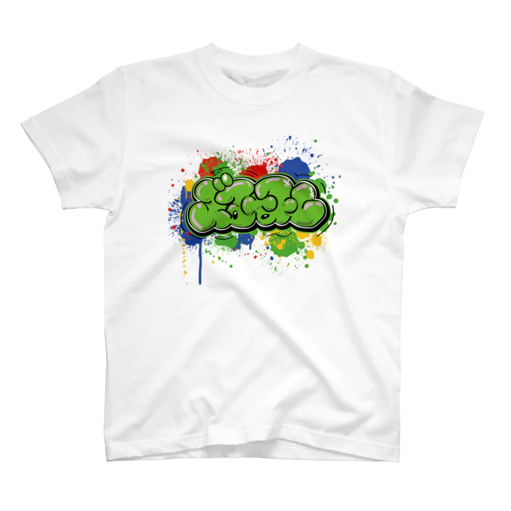 DJ_SalmonのDJブルーミン グラフィティ ロゴ Regular Fit T-Shirt