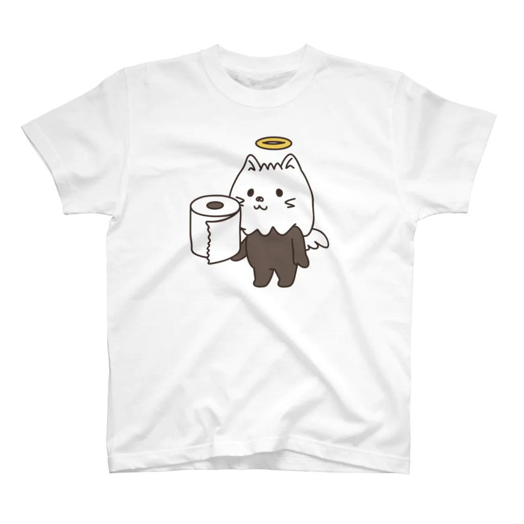 イラスト MONYAAT のねこかぶってるやつ　トイレットペーパー Regular Fit T-Shirt