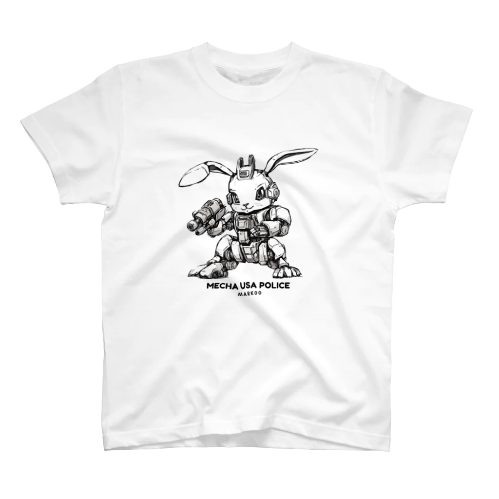 メカうさポリスの【人類の未来を守る「メカうさポリス Mark00」】 Regular Fit T-Shirt