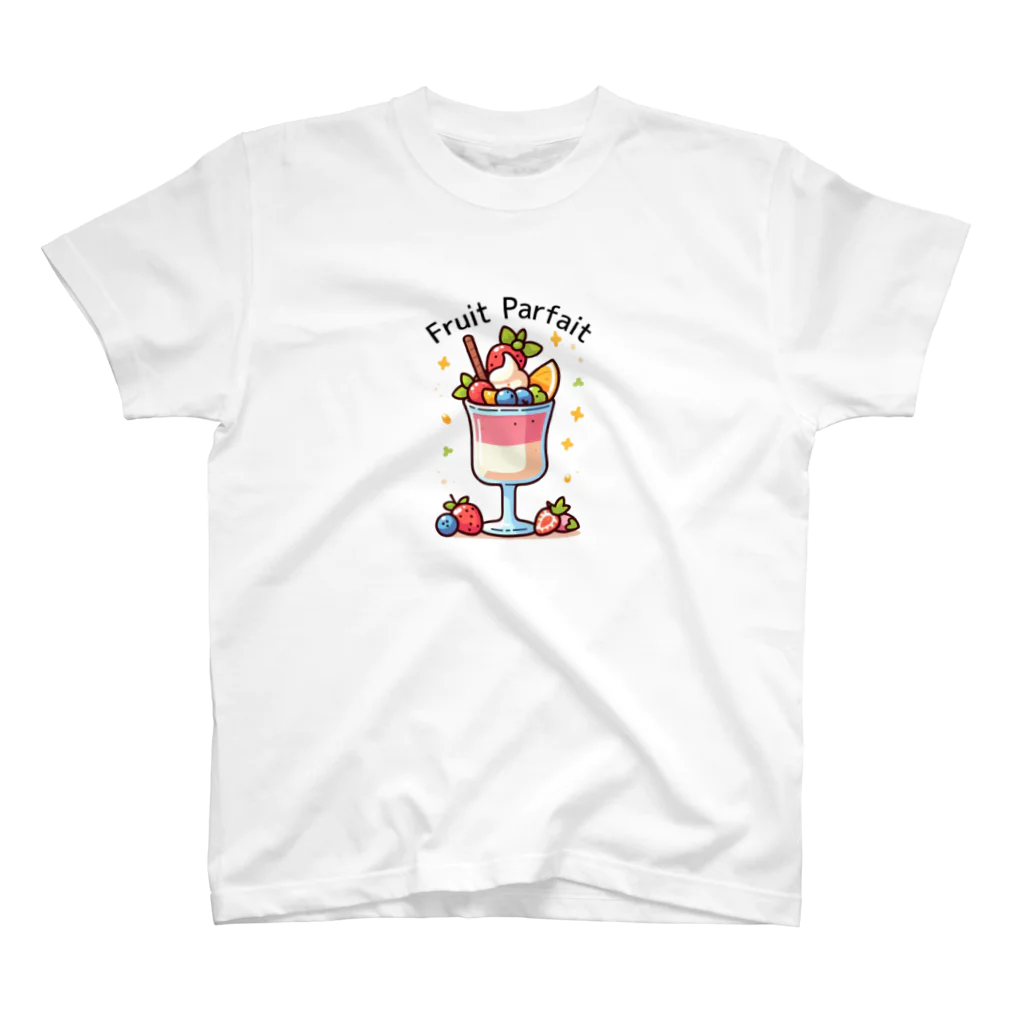 南国のフルーツパフェ【Fruit Parfait】 スタンダードTシャツ