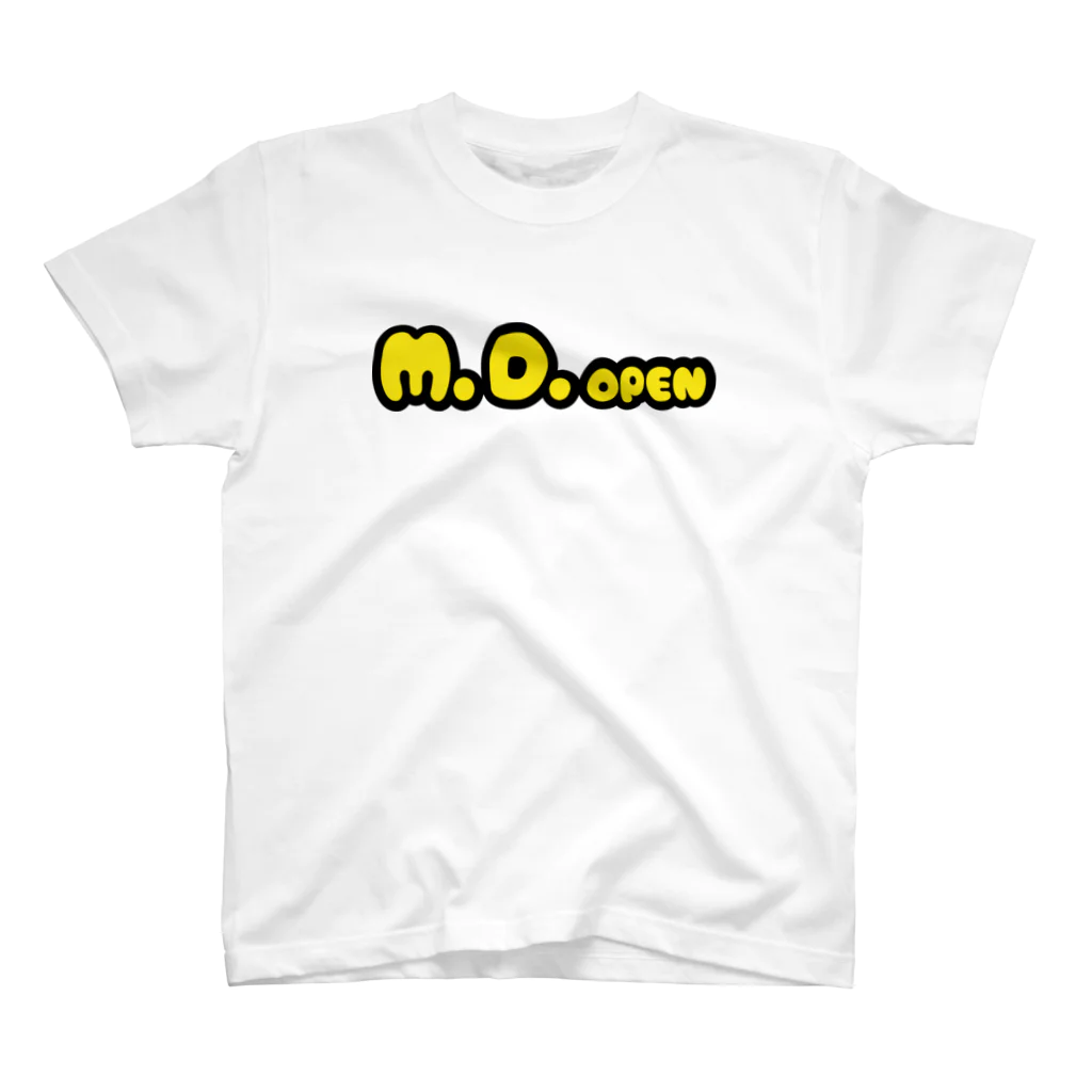 M.D.openのM.D.openイエローロゴ スタンダードTシャツ