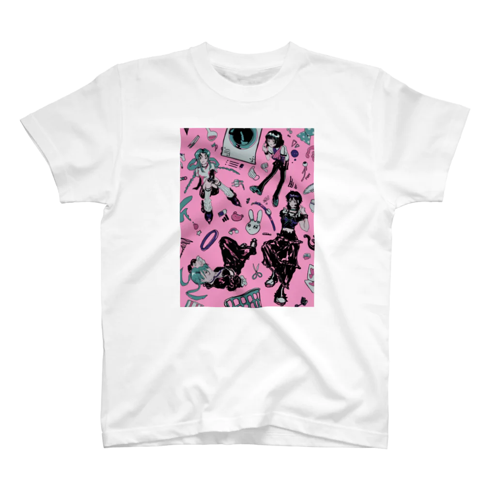 ﾅﾅﾀ 臍のpink's rules Regular Fit T-Shirt