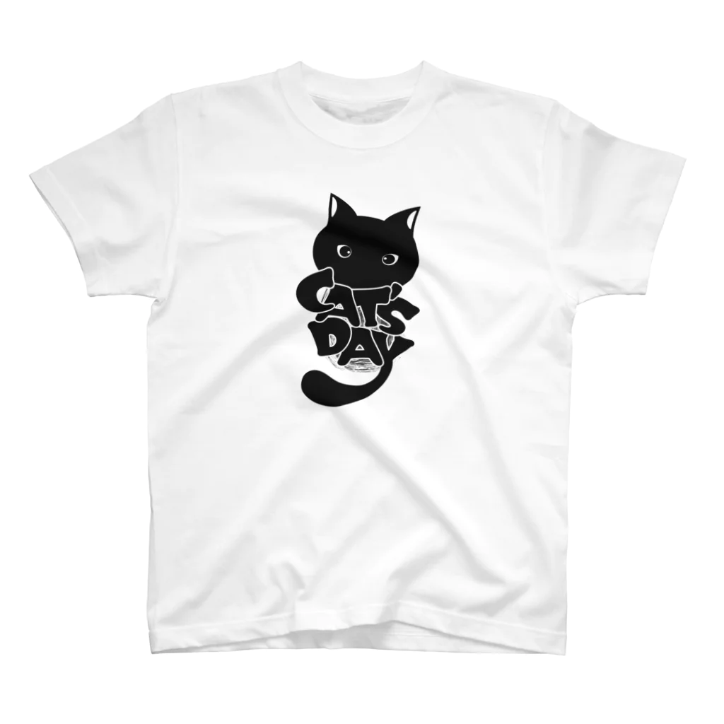 sari'sのCAT'S DAY Regular Fit T-Shirt