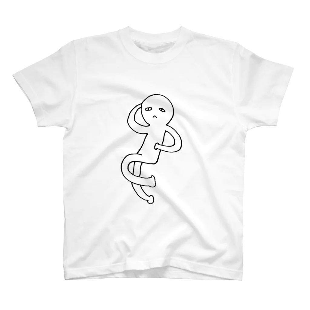 絵心なし王選手権の考える人 スタンダードTシャツ