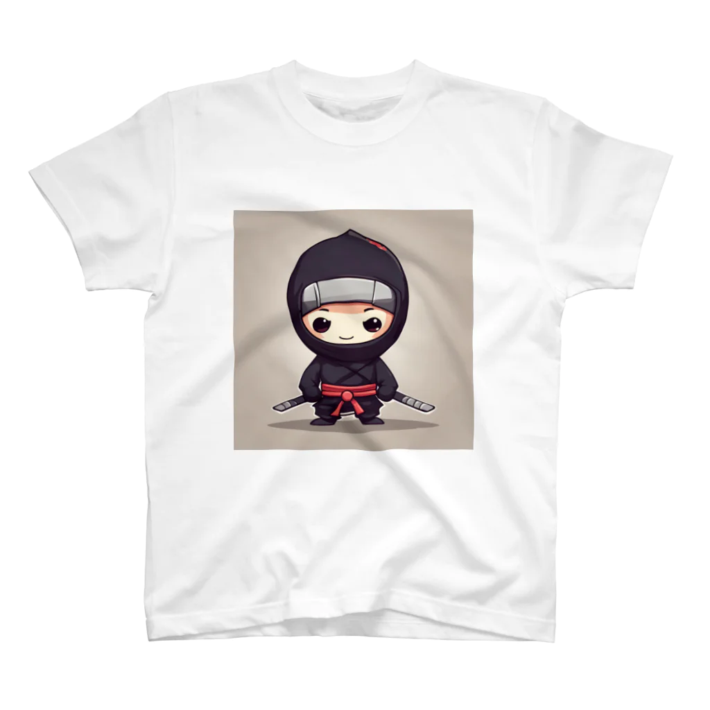 d-design-labのかわいい忍者のイラストグッズ スタンダードTシャツ