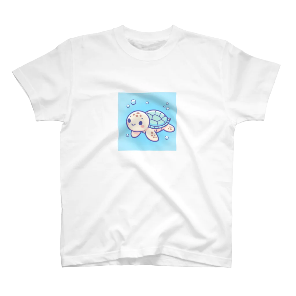 Minamo775のカメのマリンちゃん公式アイテム スタンダードTシャツ