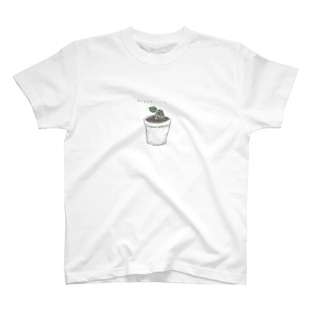 葉っぱ工房の葉っぱ  鉢植え スタンダードTシャツ