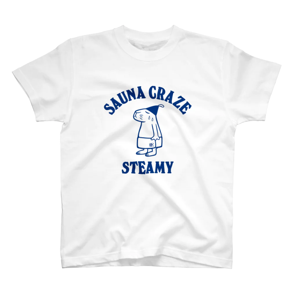 サウナ・クレイズ | SAUNA CRAZEのスティーミー・ハット＆タオル/Finland Blue Print Regular Fit T-Shirt