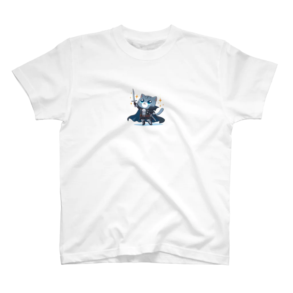 TOSHIRO-Tのファンタジー猫シリーズ・勇者 Regular Fit T-Shirt