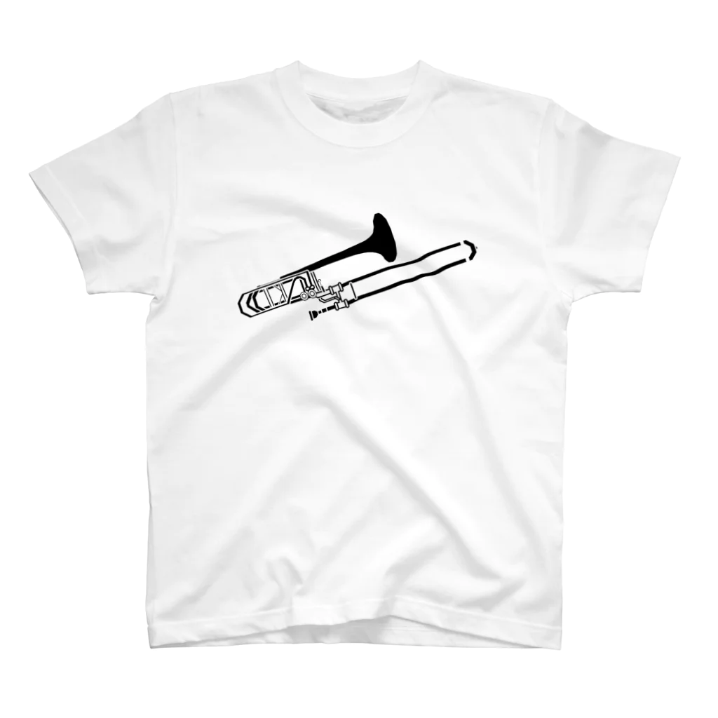 まさよしの【バストロンボーン】モノクロ楽器シリーズ Regular Fit T-Shirt