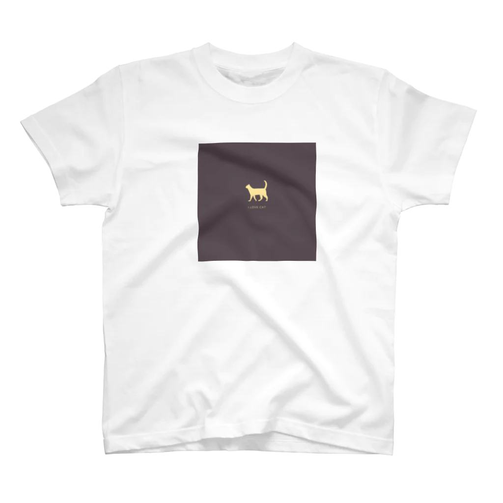 Design HarborのI love cat スタンダードTシャツ