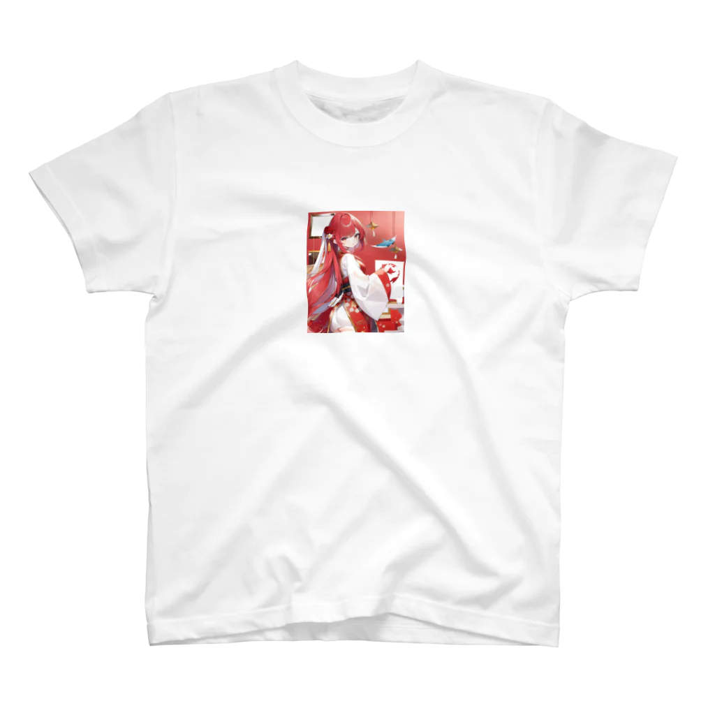 カピパーラ🐻ののほほん紅羽ちゃん♪ Regular Fit T-Shirt