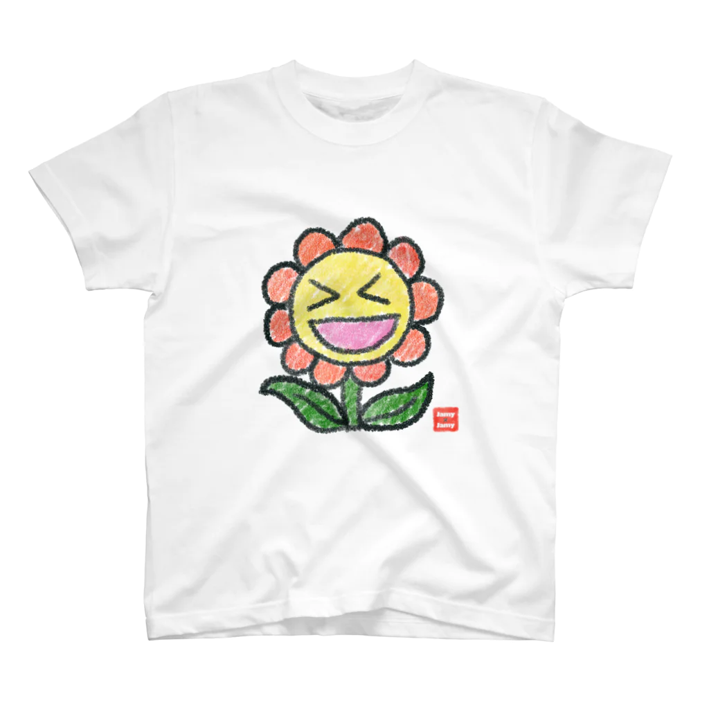 JamyJamyStudioの JamyJamyStudio「お花」 スタンダードTシャツ