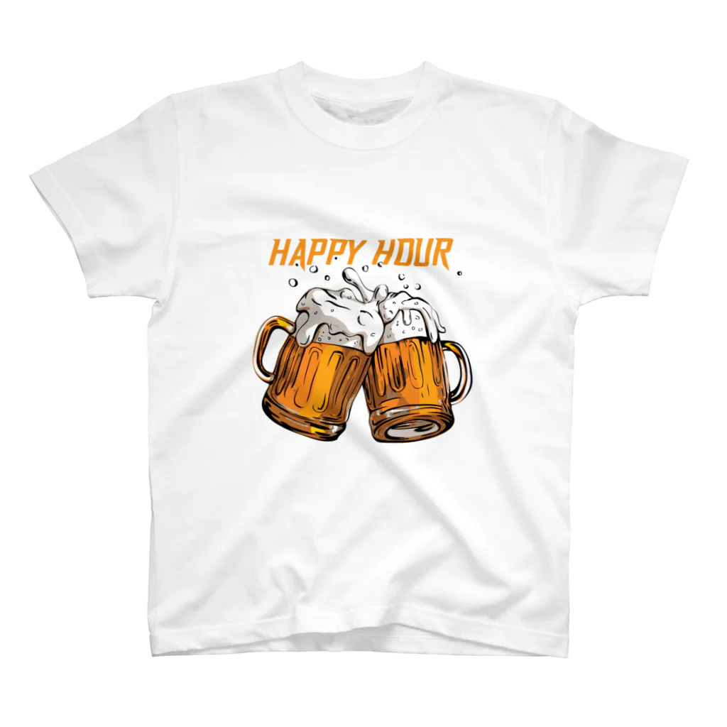 JUNK_HEDDのビールでハッピー Regular Fit T-Shirt