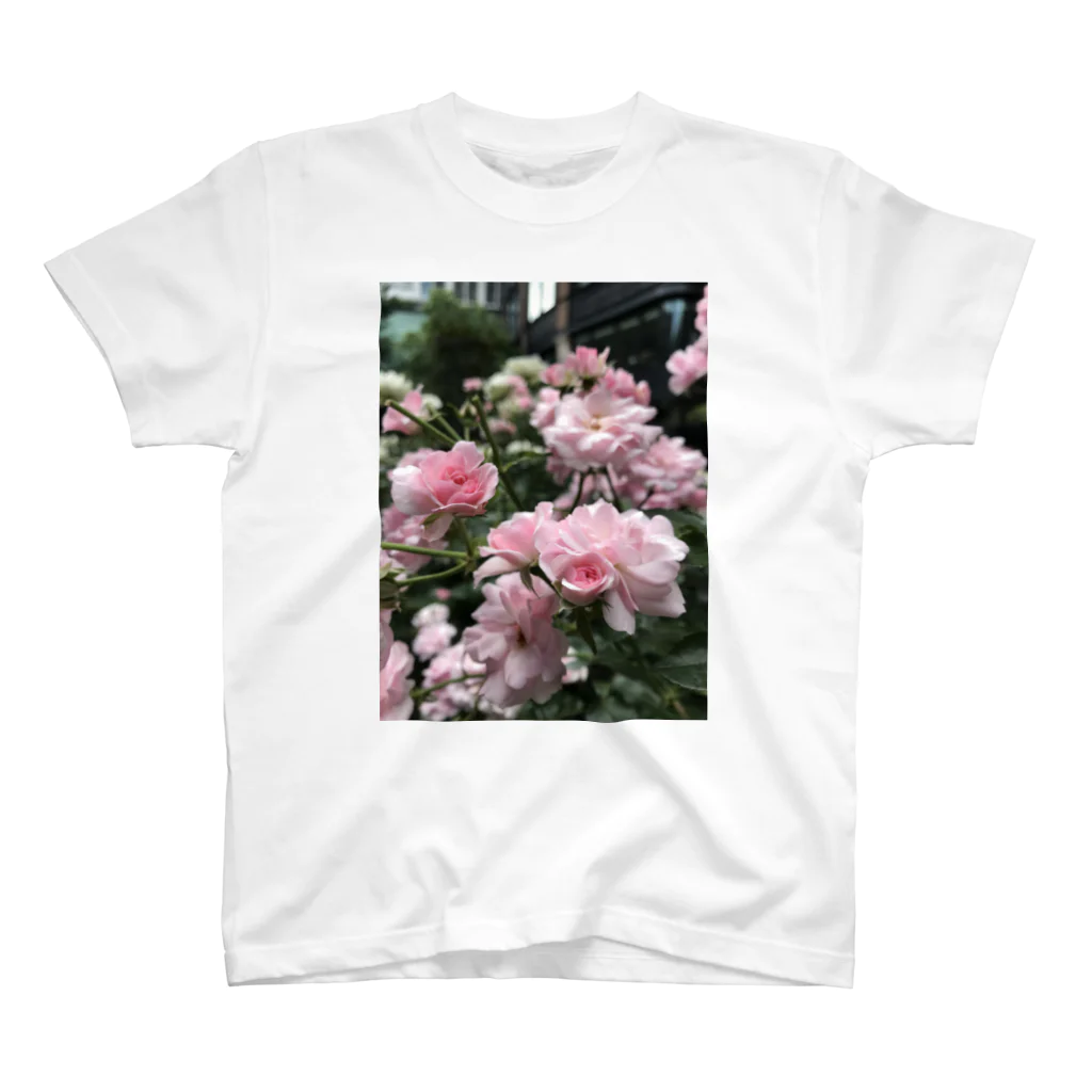 galah_addの三菱一号美術館の薔薇 Regular Fit T-Shirt