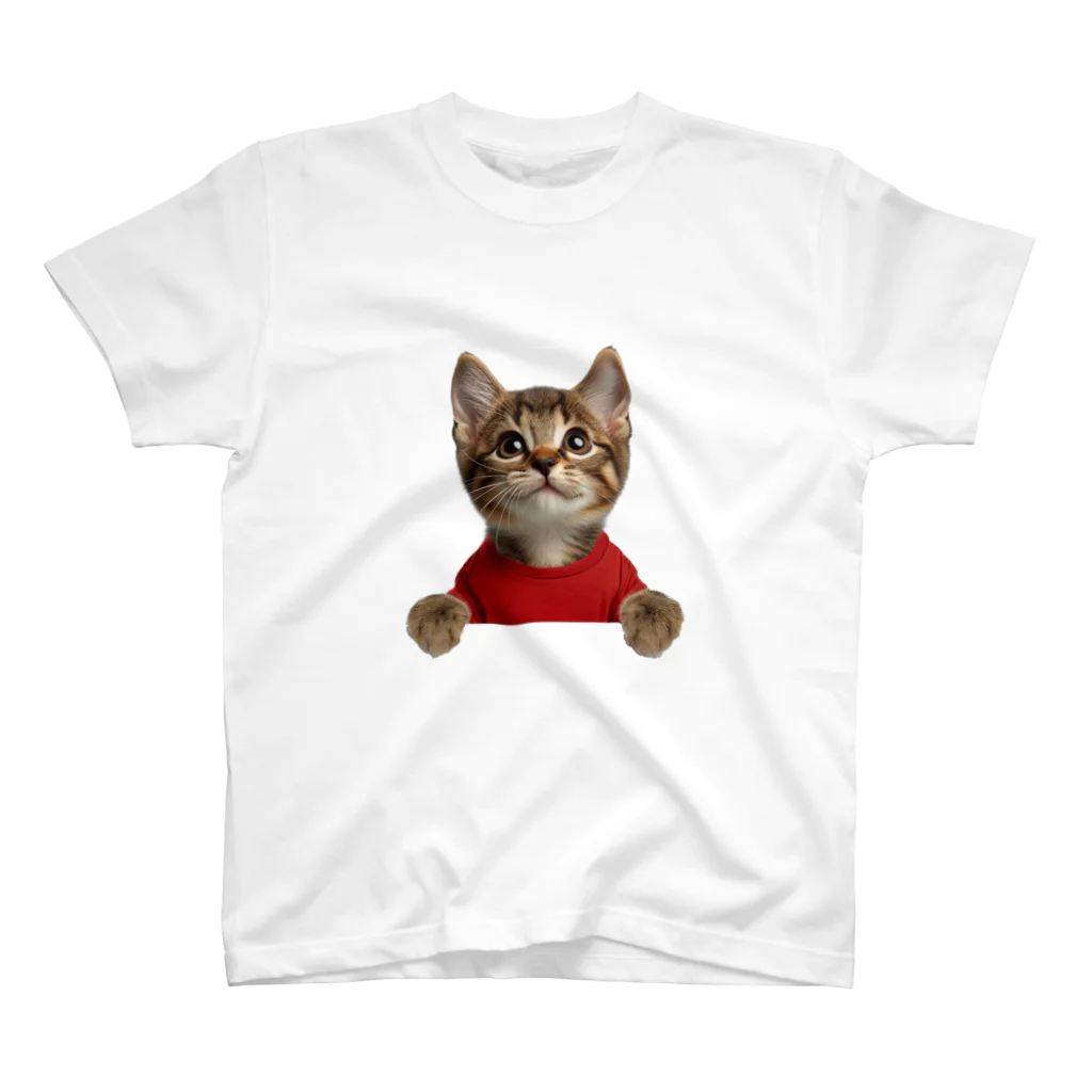 子猫のマイク・mikeの部屋のmikeナンバー１ スタンダードTシャツ